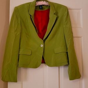 Evan-Picone Silk Blazer